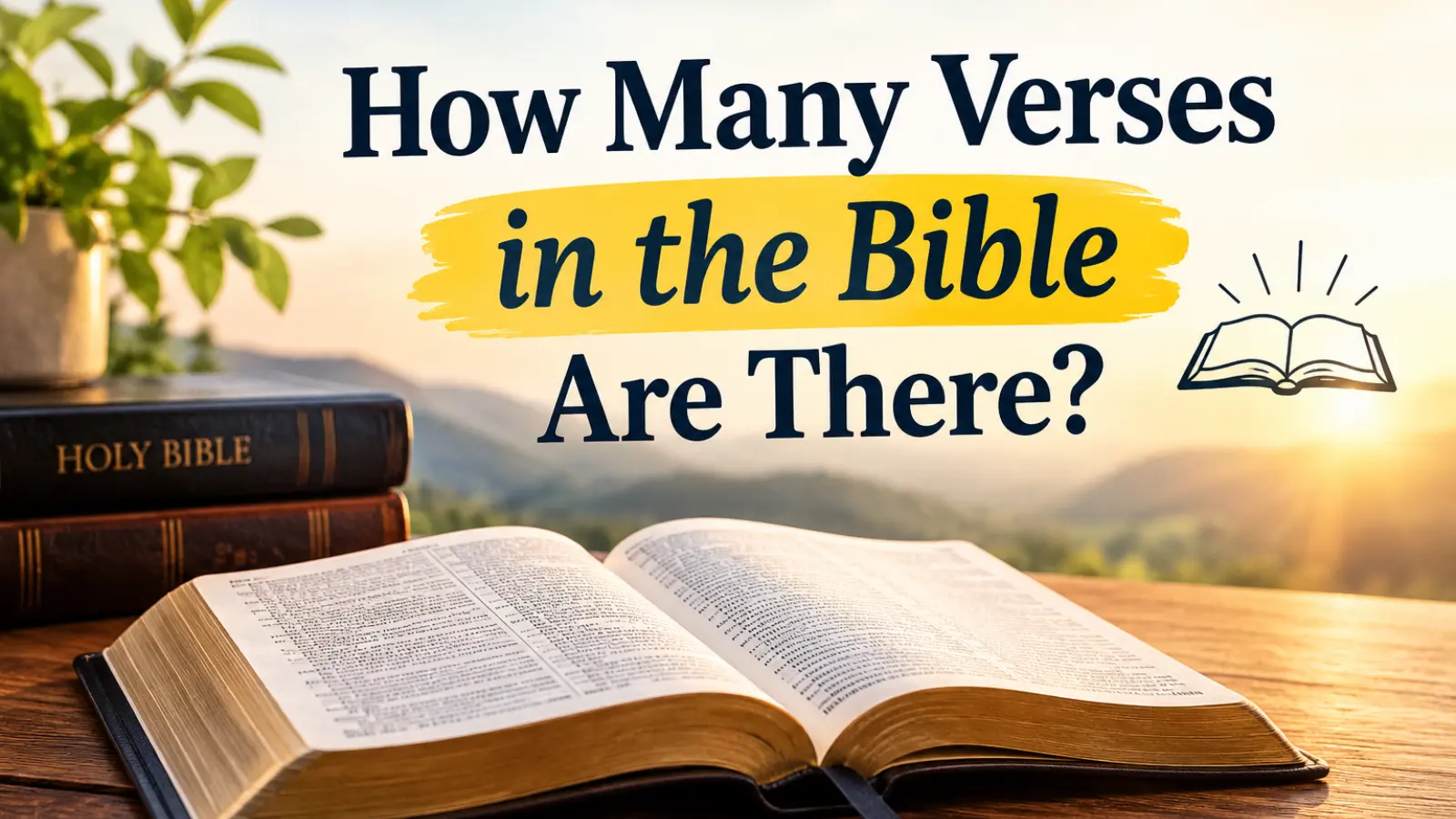 how many verses in the bible